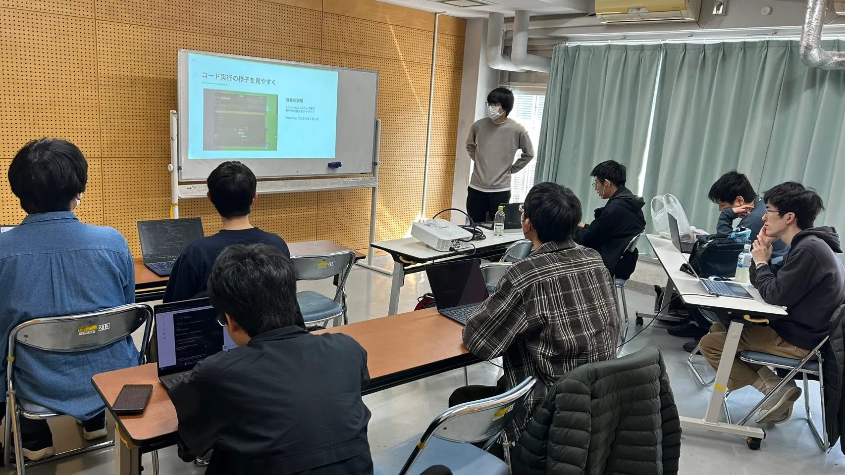 プロジェクト発表の様子